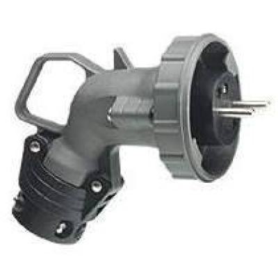  FICHE COUDEE 2P+T 16A 230V 