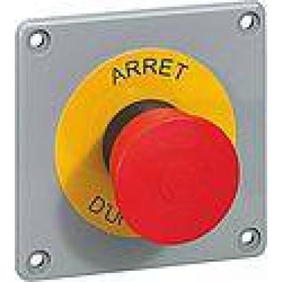  PLAQUE AVEC ARRET URGENCE 