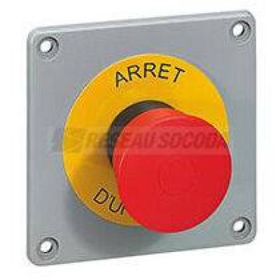  PLAQUE AVEC ARRET URGENCE 