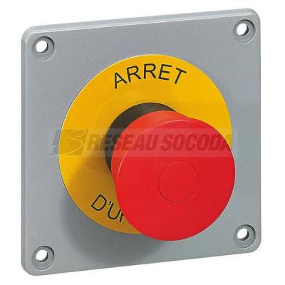  PLAQUE COUPURE D'URGENCE 
