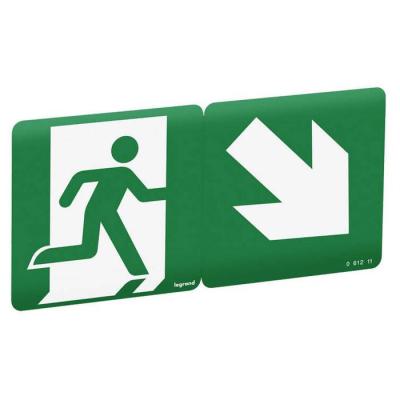  PICTO RUNING MAN + FLECHE 45 