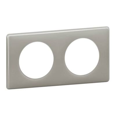  PLAQUE 2P GRIS PERLE         ! 