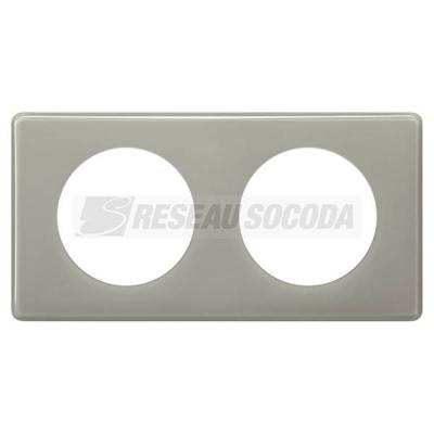  PLAQUE 2P GRIS PERLE         ! 
