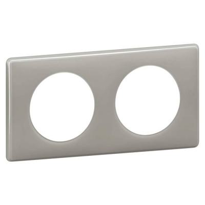  PLAQUE 2P GRIS PERLE         ! 