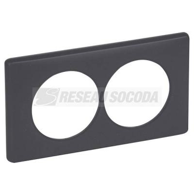  PLAQUE 2P 57MM BASALTE       ! 