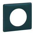  PLAQUE 1 POSTE BLEU-VERT     ! 