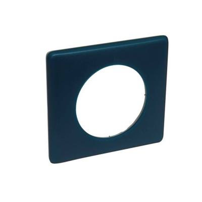  PLAQUE 1 POSTE BLEU-VERT     ! 