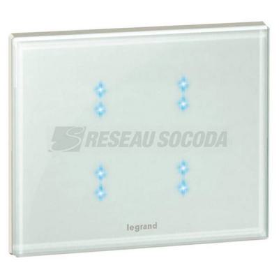  COMMANDE KNX TACTILE 2 M BLAN! 