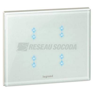  COMMANDE KNX TACTILE 2 M BLAN! 