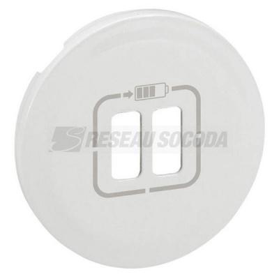  ENJO. DBLE CHARGEUR USB BLANC! 