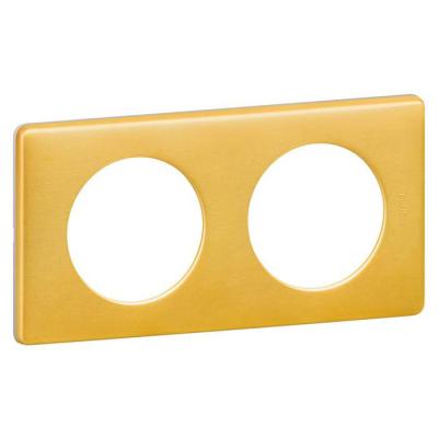  PLAQUE 2P LAITON             ! 