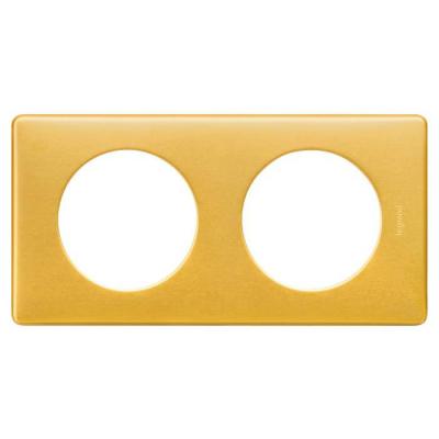  PLAQUE 2P LAITON             ! 