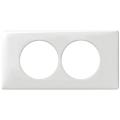  PLAQUE 3P 57MM BLANC YESTERDA! 