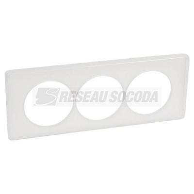  PLAQUE 3P 57MM BLANC YESTERDA! 