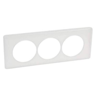  PLAQUE 3P 57MM BLANC YESTERDA! 