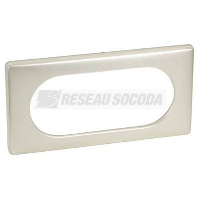  PLAQUE 2P ETENDUE TITANE     ! 