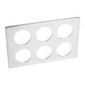  PLAQUE 2X3 POSTE ALUMINIUM   ! 