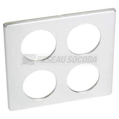  PLAQUE 2X2 POSTE ALUMINIUM   ! 