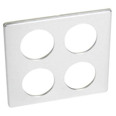  PLAQUE 2X2 POSTE ALUMINIUM   ! 