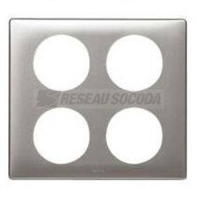  PLAQUE 2X2 TITANE            ! 
