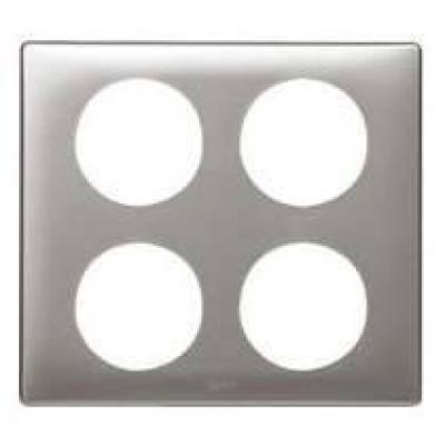  PLAQUE 2X2 TITANE            ! 