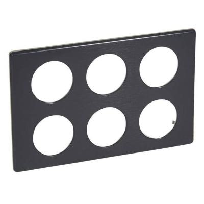  PLAQUE 2X3P CARBONE          ! 
