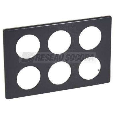  PLAQUE 2X3P CARBONE          ! 