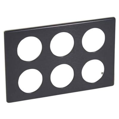  PLAQUE 2X3P CARBONE          ! 