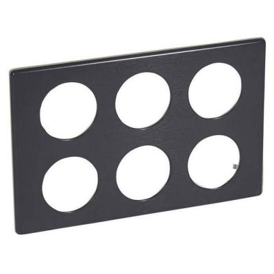  PLAQUE 2X3P CARBONE          ! 