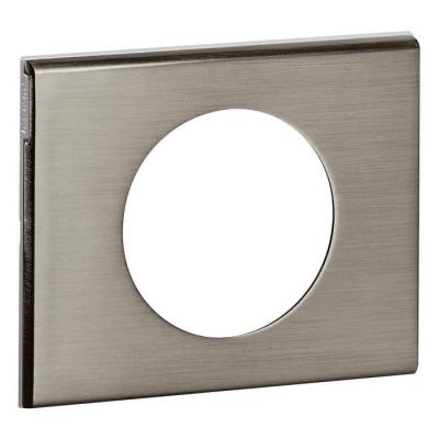  PLAQUE 1P INOX BROSSE        ! 
