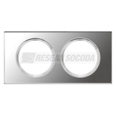  PLAQUE 2P VERRE MIROIR       ! 