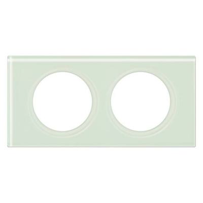  PLAQUE 2P VERRE KAOLIN       ! 