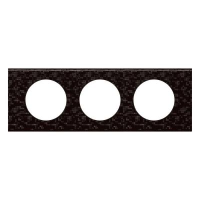  PLAQUE 3P CUIR PIXELS        ! 