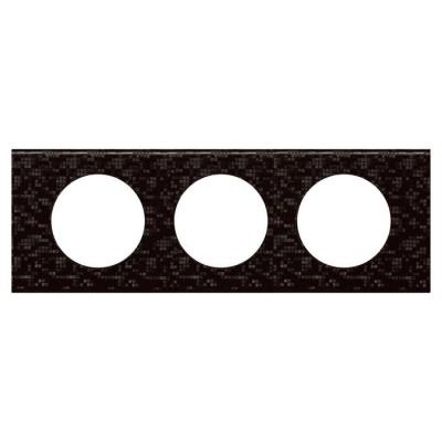  PLAQUE 3P CUIR PIXELS        ! 