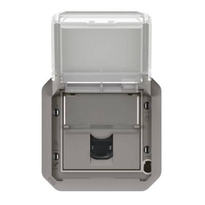  RJ45 CAT 6A STP GRIS COMPO 