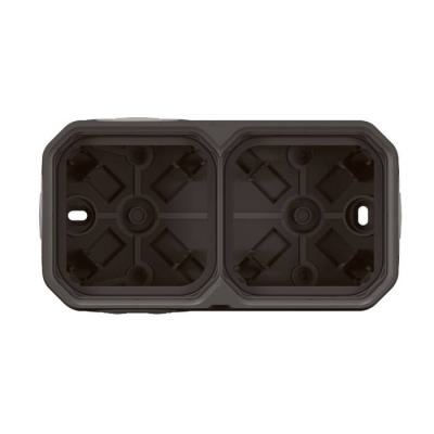  BOITIER 2P H/V ANTHRACITE 