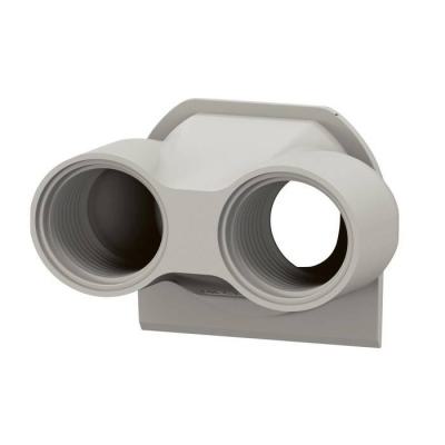  EMBOUT 2 ENTREES ISO 20 GRIS 