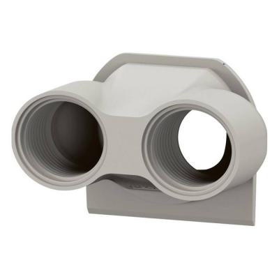  EMBOUT 2 ENTREES ISO 20 GRIS 
