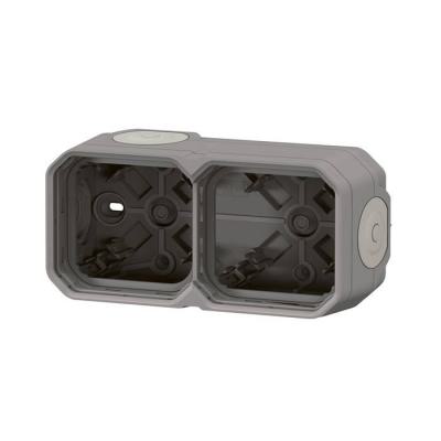  BOITIER 2P H/V GRIS 