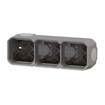  BOITIER 3P H/V GRIS 