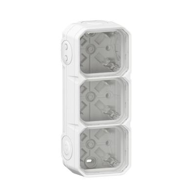  BOITIER 3P H/V BLANC 