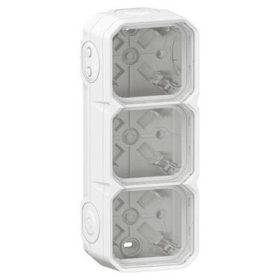 BOITIER 3P H/V BLANC 