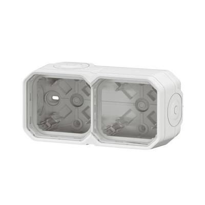  BOITIER 2P H/V BLANC 