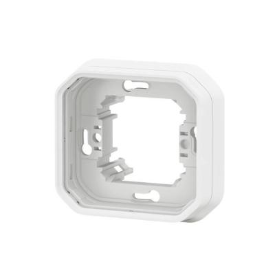  SUPPORT ENCASTRE 1 POSTE BLANC 