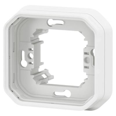  SUPPORT ENCASTRE 1 POSTE BLANC 