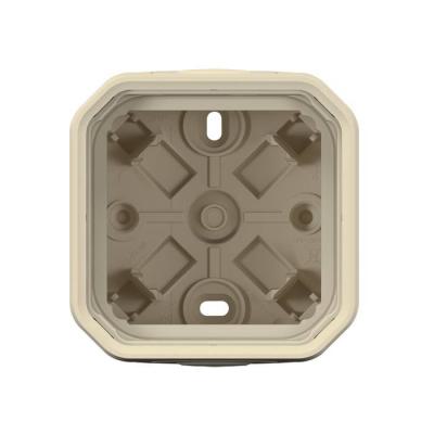  BOITIER 1P 2XEMBOUT 1E BEIGE 