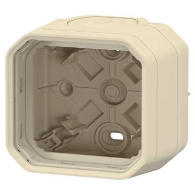  BOITIER 1P 2XEMBOUT 1E BEIGE 