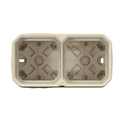  BOITIER 2P H/V BEIGE 