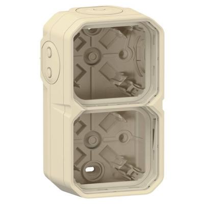  BOITIER 2P H/V BEIGE 