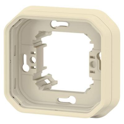  SUPPORT ENCASTRE 1 POSTE BEIGE 
